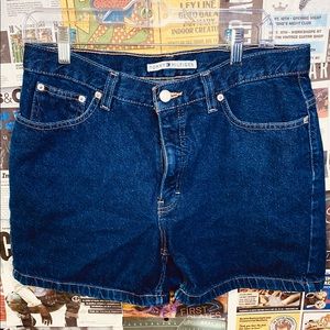 High waisted Tommy Hilfiger jean shorts